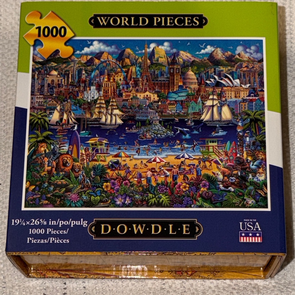 LG Vibrant Beach Scene Puzzle